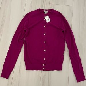 J. Crew - NEW WITH TAGS! Classic cardigan sweater with rhinestone buttons